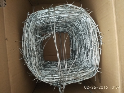 20kgs 2.0mm barbed wire used for field fence chain link fence and Star picket